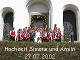 Hochzeit Simone und Armin am 27.07.2002
